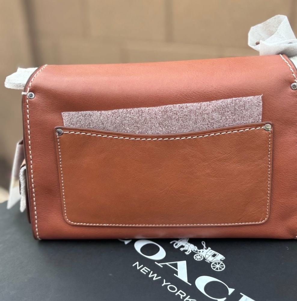 Brand NEW COACH Western Tabby In Leather Burnished Amber - Picture 3 of 5